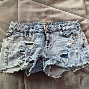 Arizona ripped jean shorts